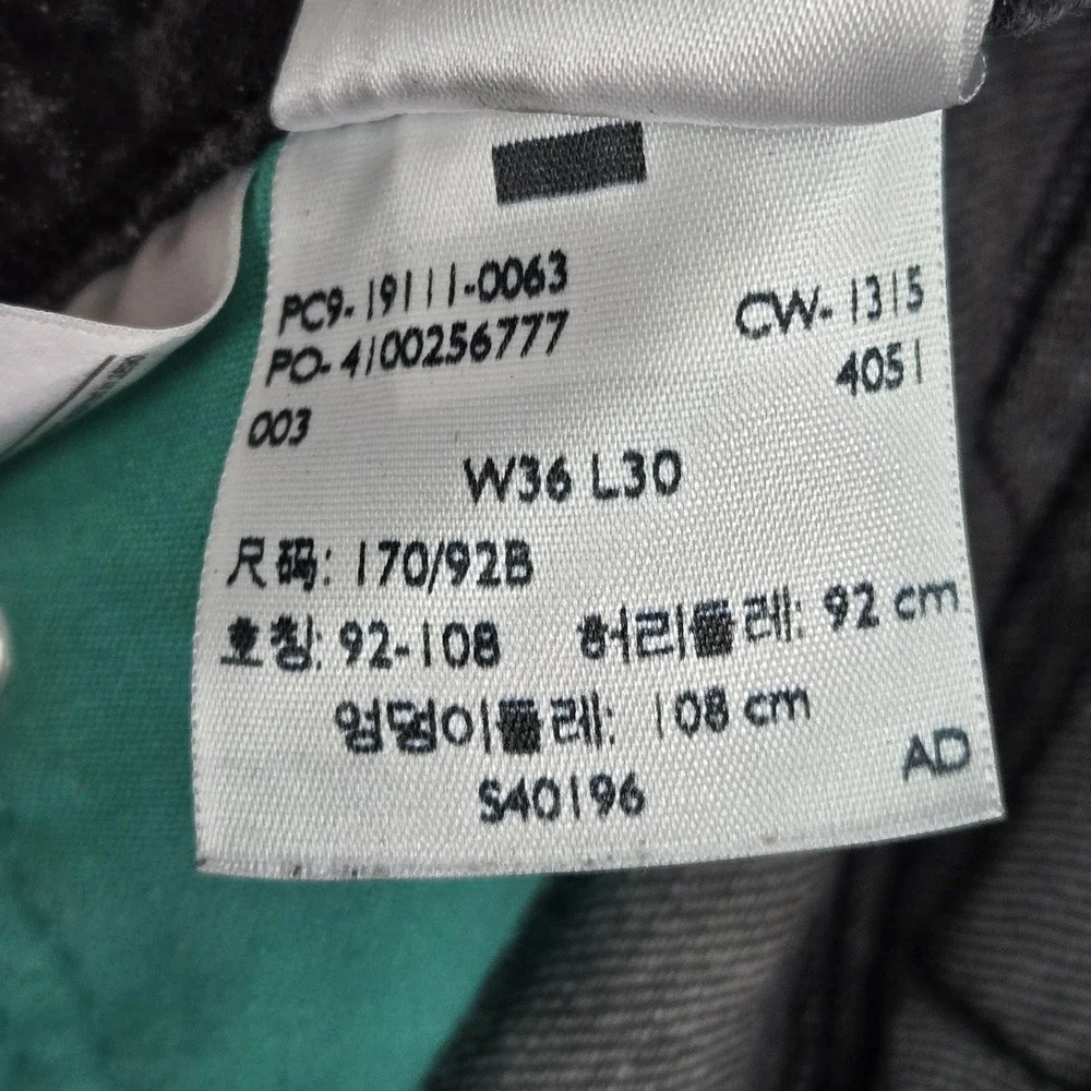 Levi's 511 Men Jeans 36X30 Black Denim Slim Fit‎ Logo 27